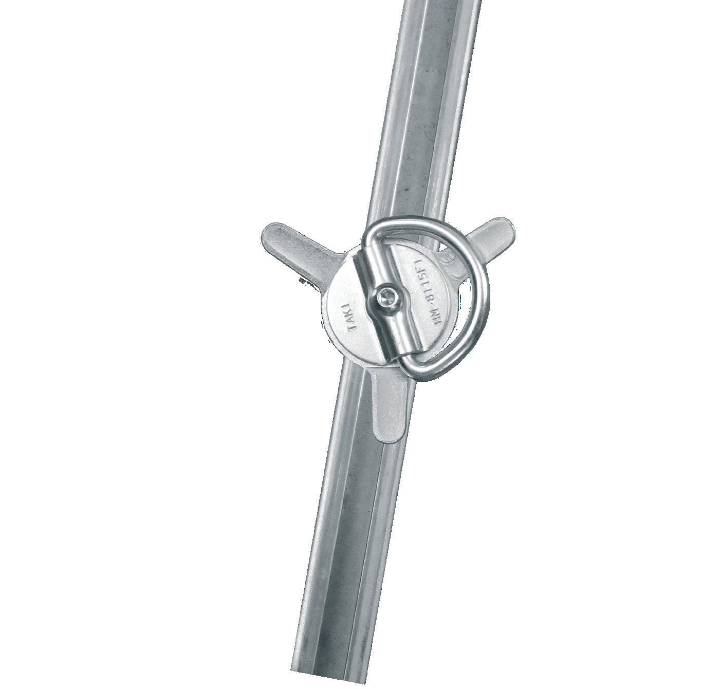 TAKI® fixing on a specially profiled TAKI® rail